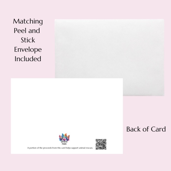 Greyhound Easter Cards, Dog Bunny Ears, Blank Note Set, Rescue Support - Picture 4 of 7